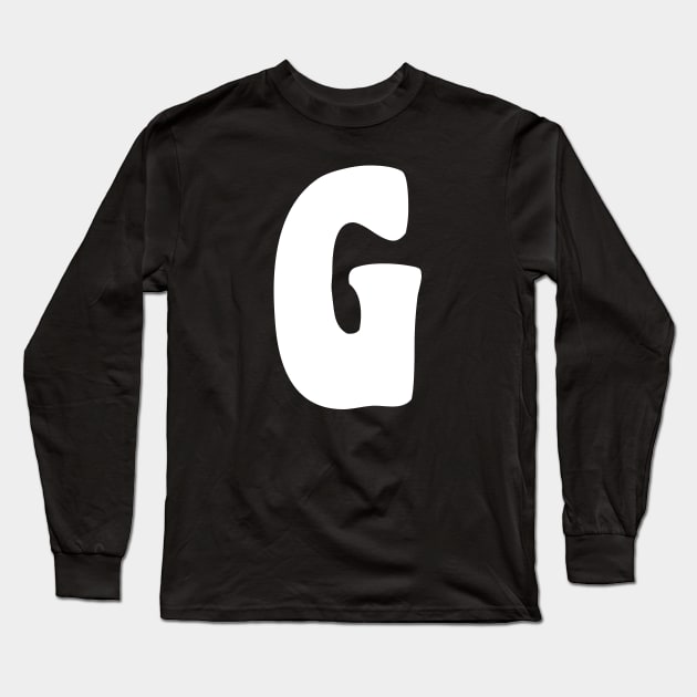 Letter G Long Sleeve T-Shirt by Xtian Dela ✅